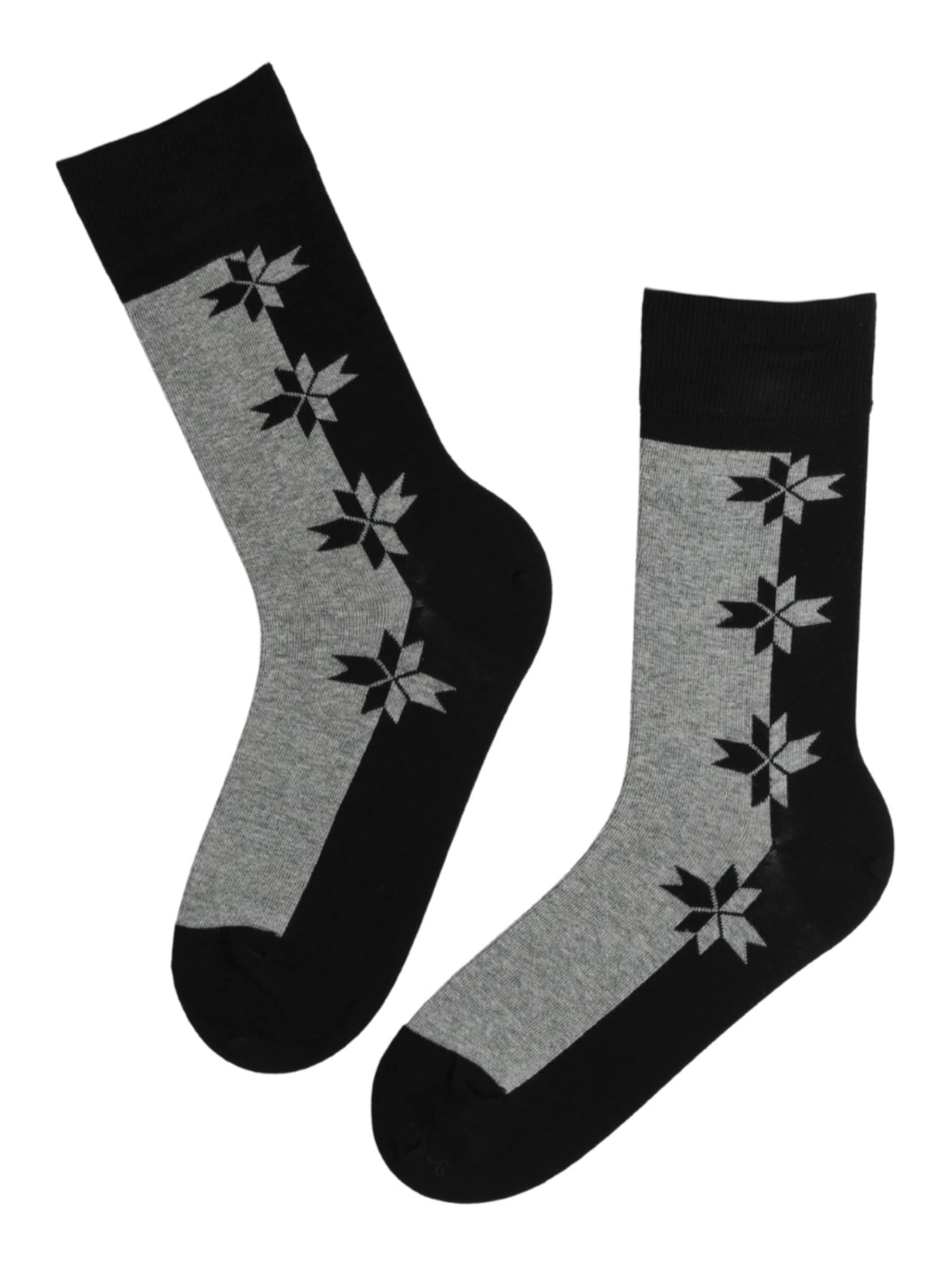 Sokisahtel - Calcetines 'HARALD men's socks with ethnic pattern' en Mezcla de colores: frente