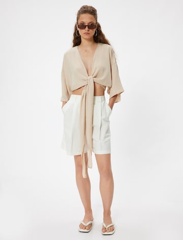 Koton Kimono in Beige