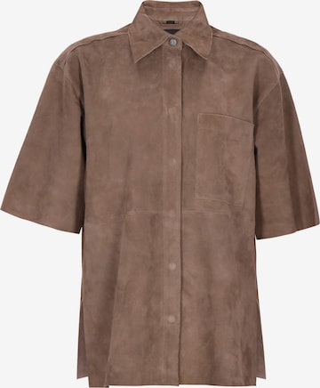 DreiMaster Klassik - Blusa em cinzento: frente