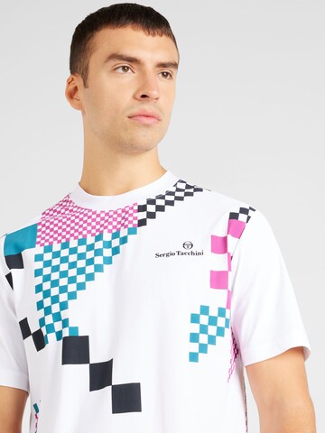 Sergio Tacchini Functioneel shirt 'VENTO' in Wit