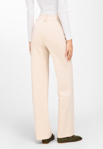 Peter Hahn Bootcut Pantalon 'Cornelia' in Beige