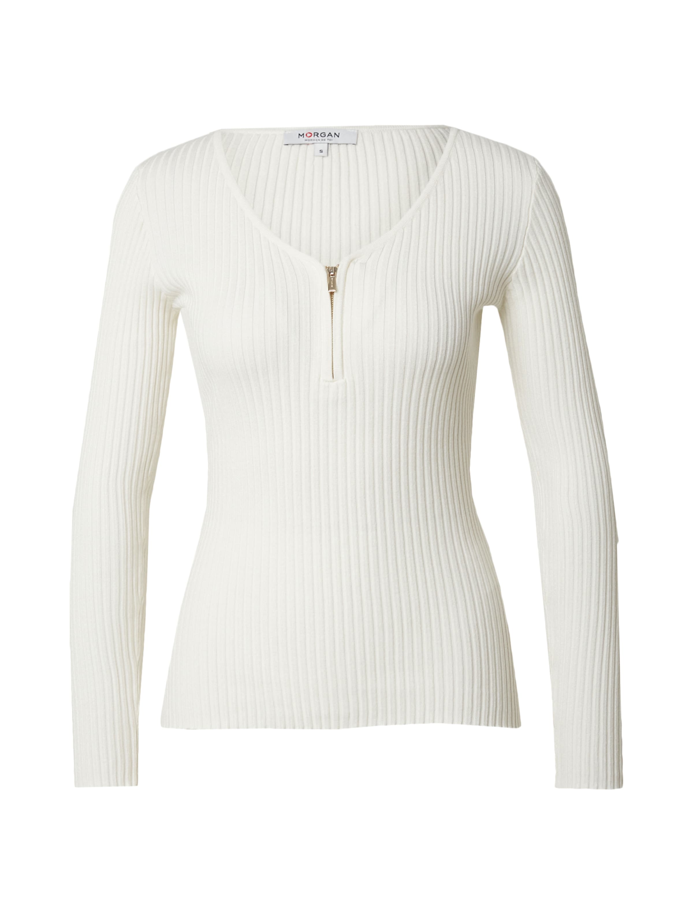 Pullover 'MALIKO' di Morgan in bianco: frontale