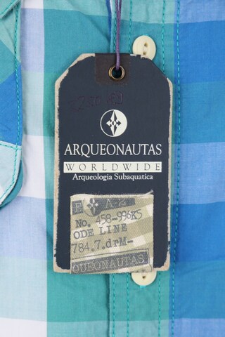 ARQUEONAUTAS Button-down-Hemd M in Blau