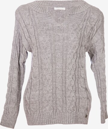 Heimatliebe Sweater in Grey: front