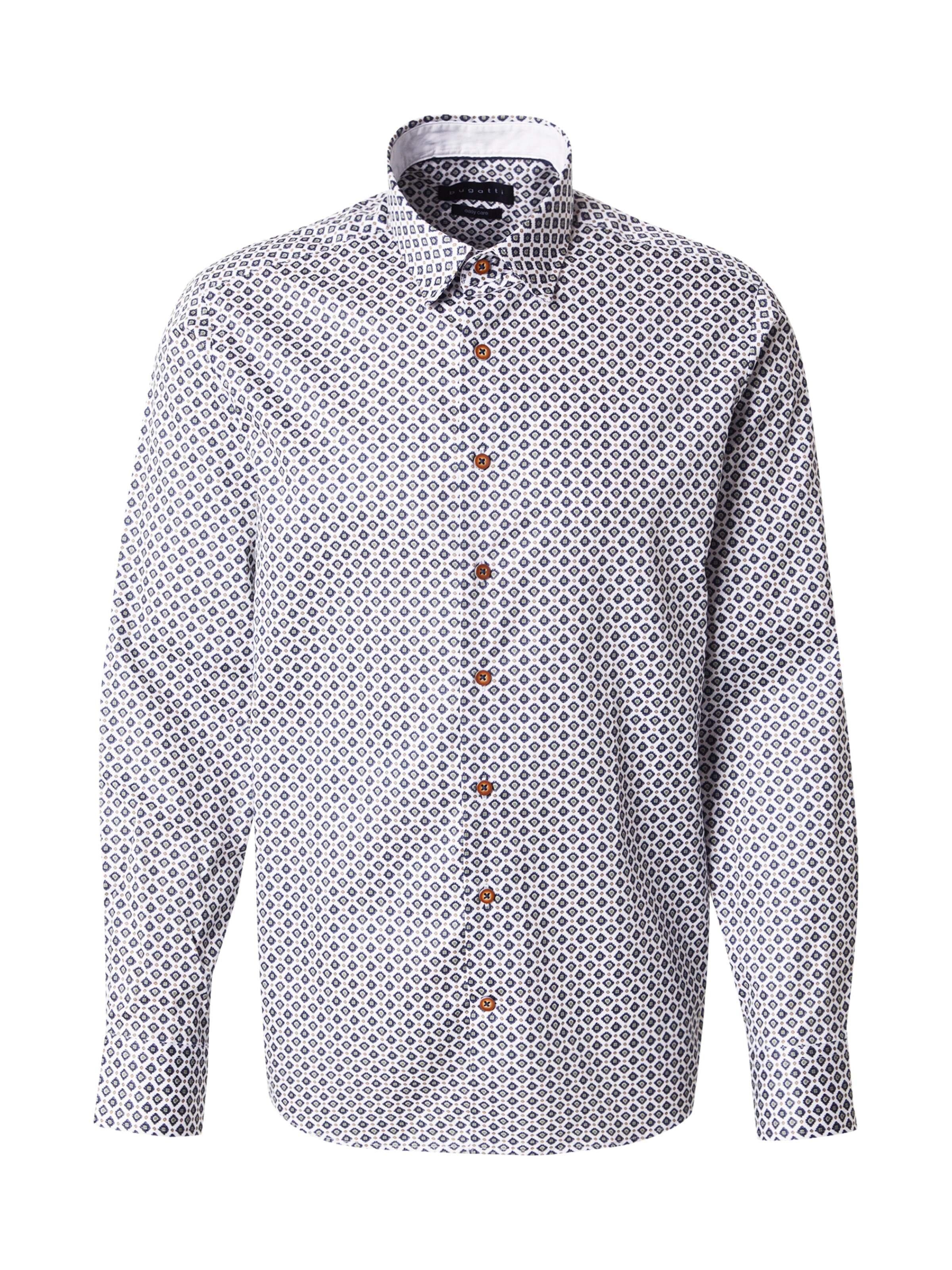 Regular fit Cămașă de la bugatti pe alb: față
