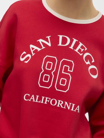 Sweat-shirt VERO MODA en rouge