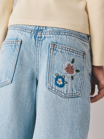 Next Wide leg Jeans in Blauw