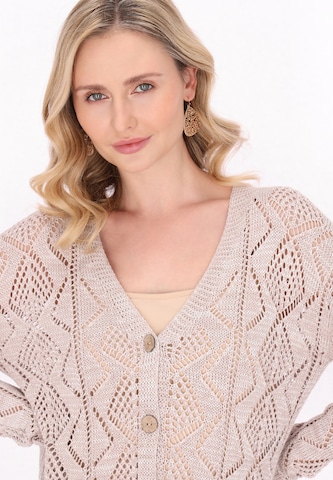 Usha Knit cardigan in Pink
