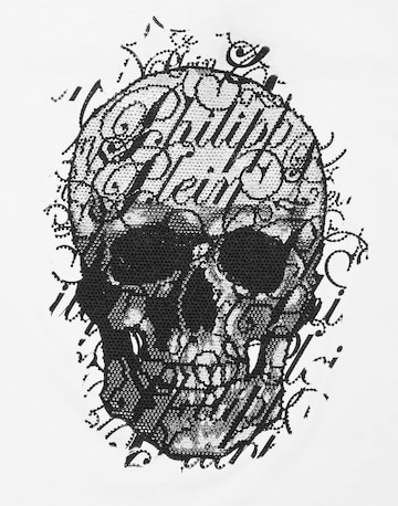 Philipp Plein T-Shirt 'Skull' in Weiß