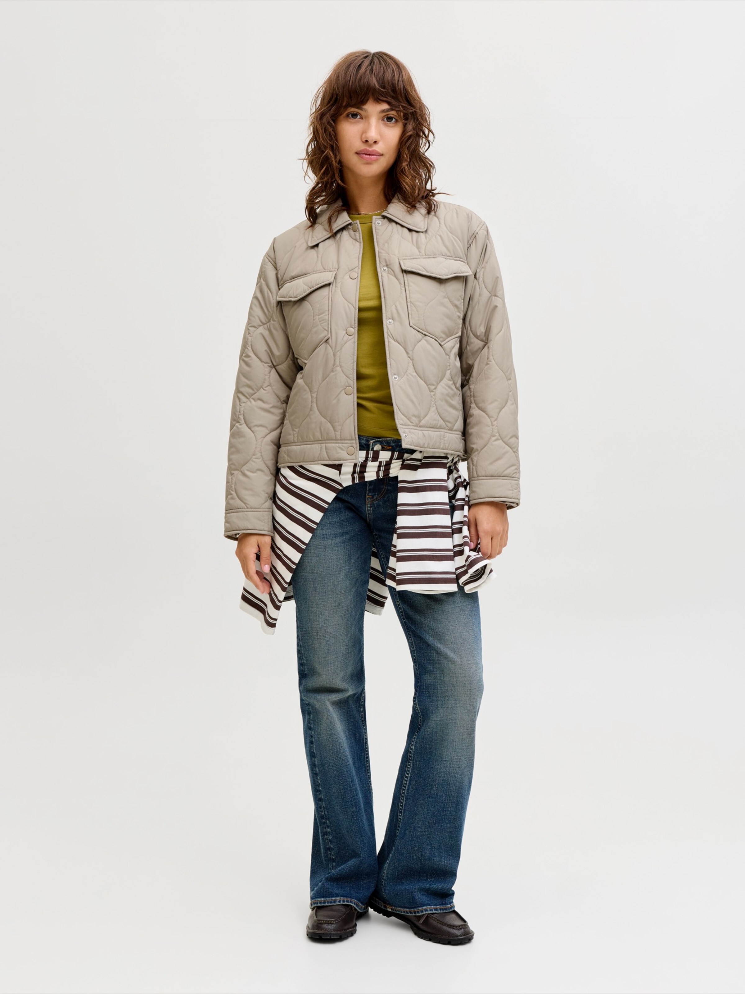 JJXX Between-Season Jacket 'JXHope Allie' in Khaki | ABOUT YOU