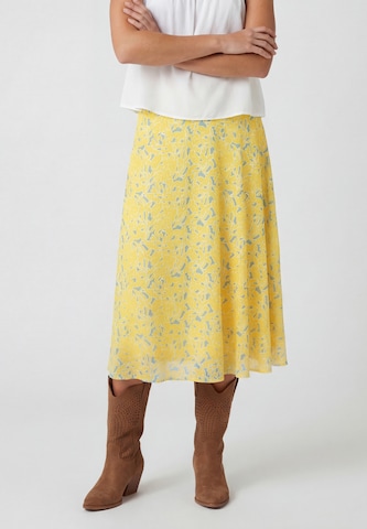 Jupe 'Festival Collection' IZIA en jaune : devant