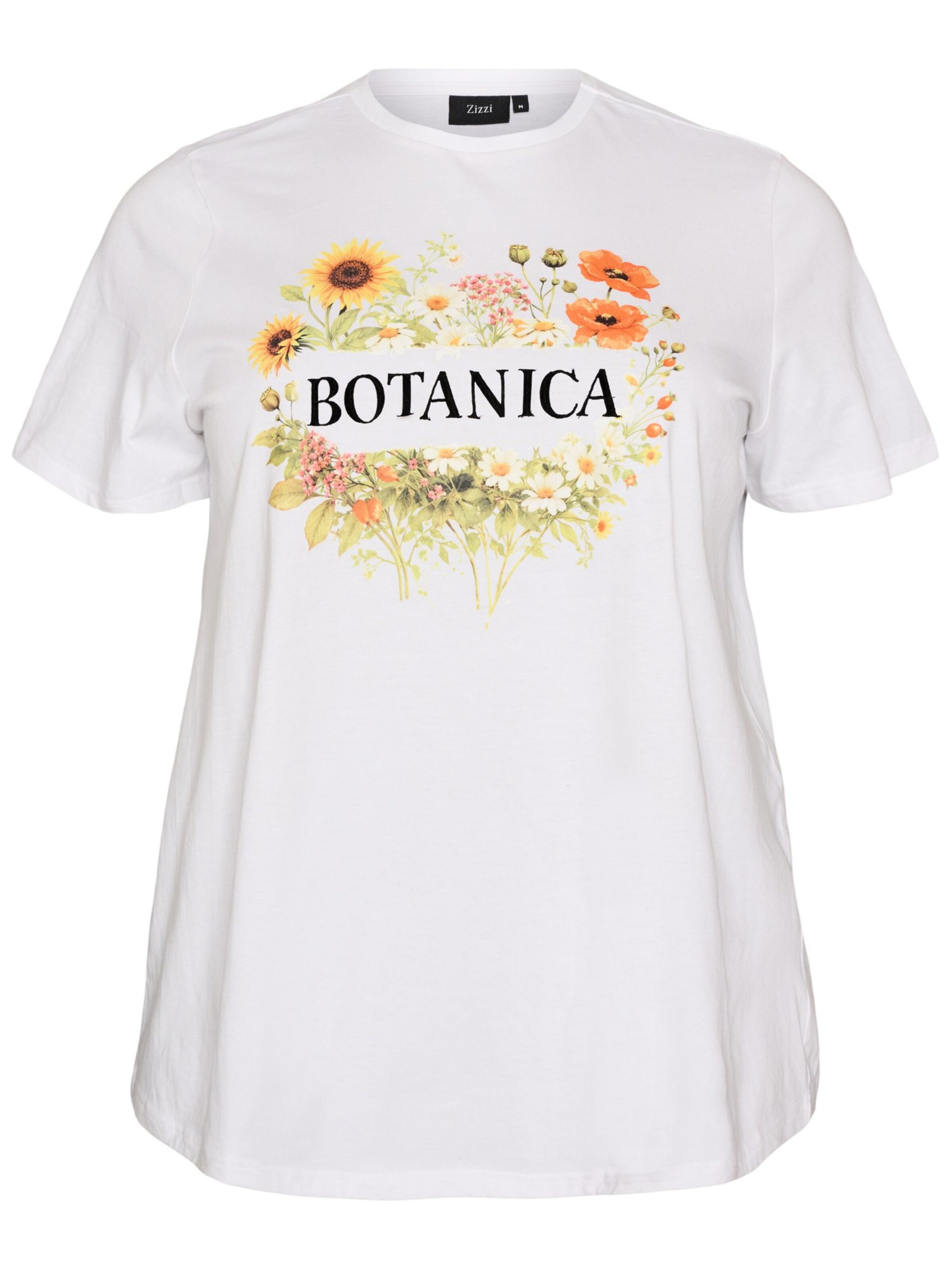 T-shirt 'Velin' Zizzi en blanc : devant