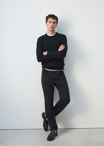 MANGO MAN Sweater 'Muguet' in Blue