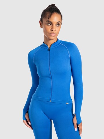 Smilodox Trainingsjacke ' Revia ' in Blau: Vorderseite