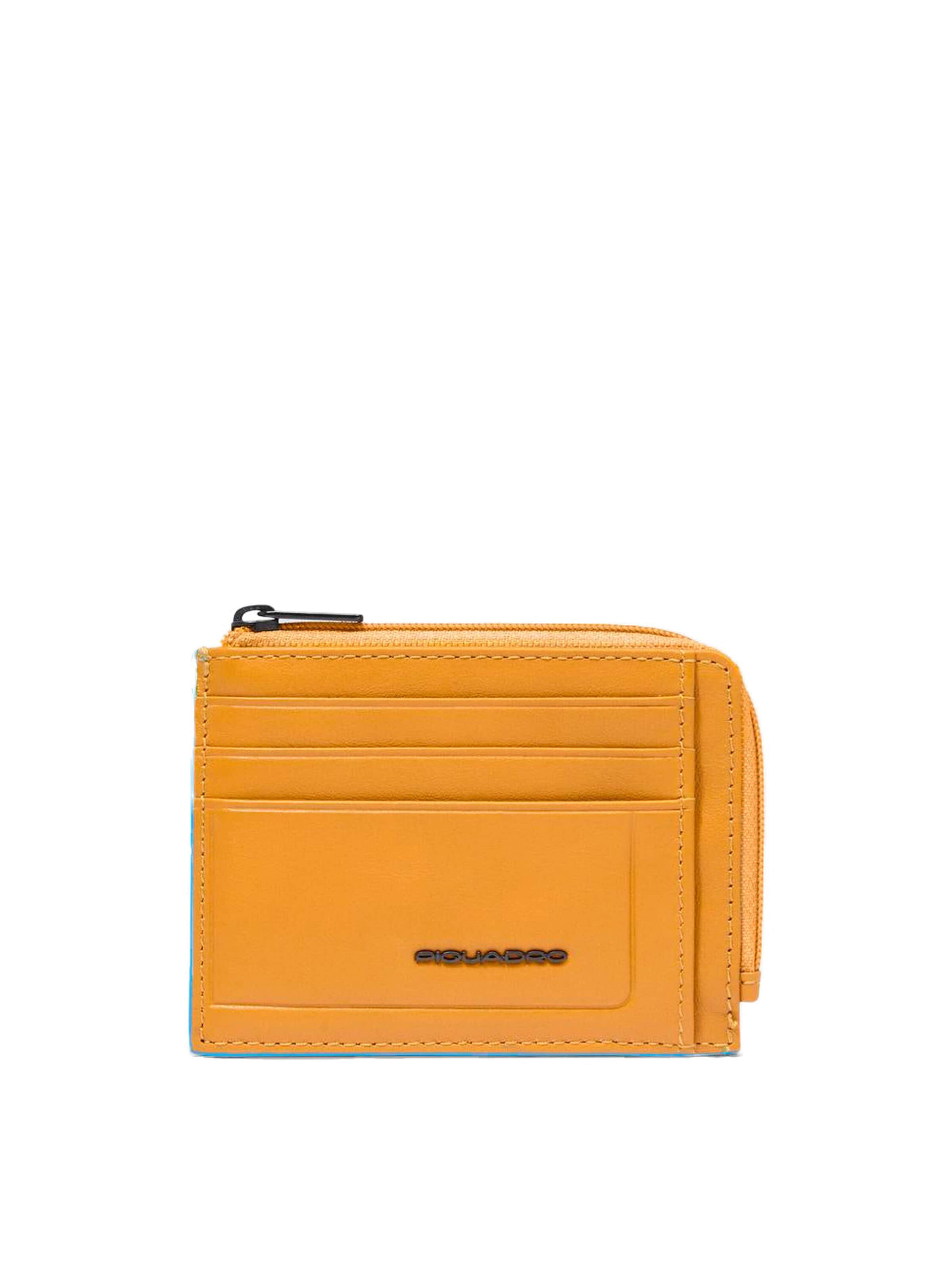 Piquadro Wallet in Yellow: front