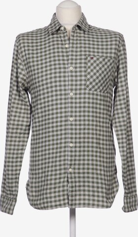 Tommy Jeans Button Up Shirt in M in Green: front