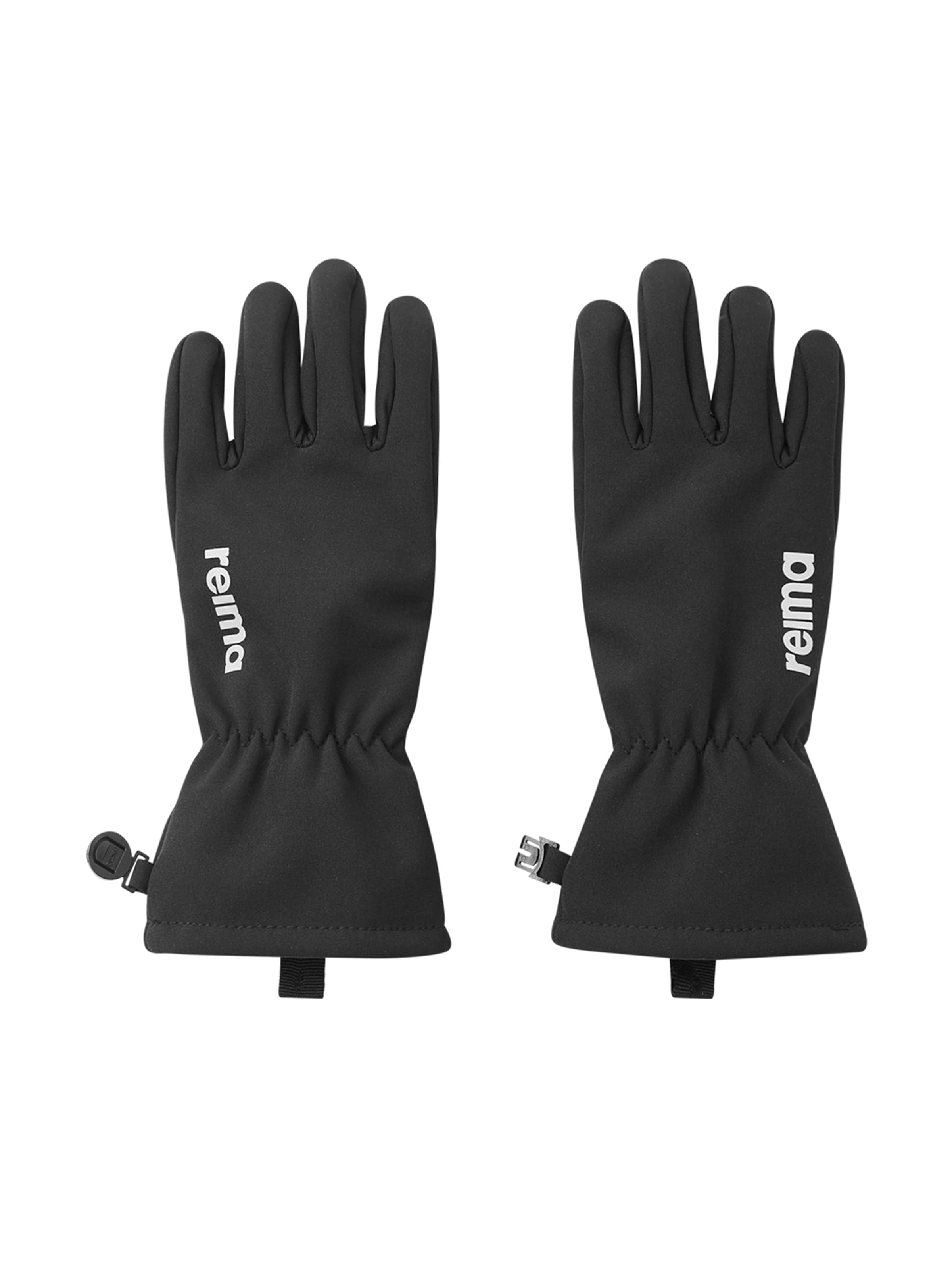 Reima Handschuhe 'Tehden' in Schwarz: Vorderseite