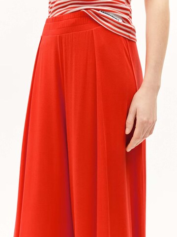 ARMEDANGELS Wide Leg Hose 'Kaaro Lini' in Rot