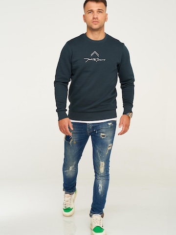 JACK JONES Sweatshirt 'JCOLABO' in Green