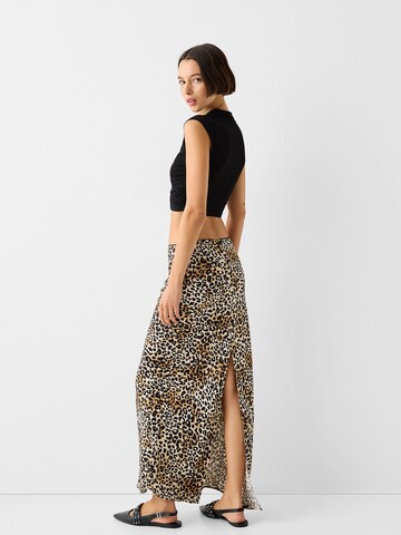 Bershka Skirt in Brown