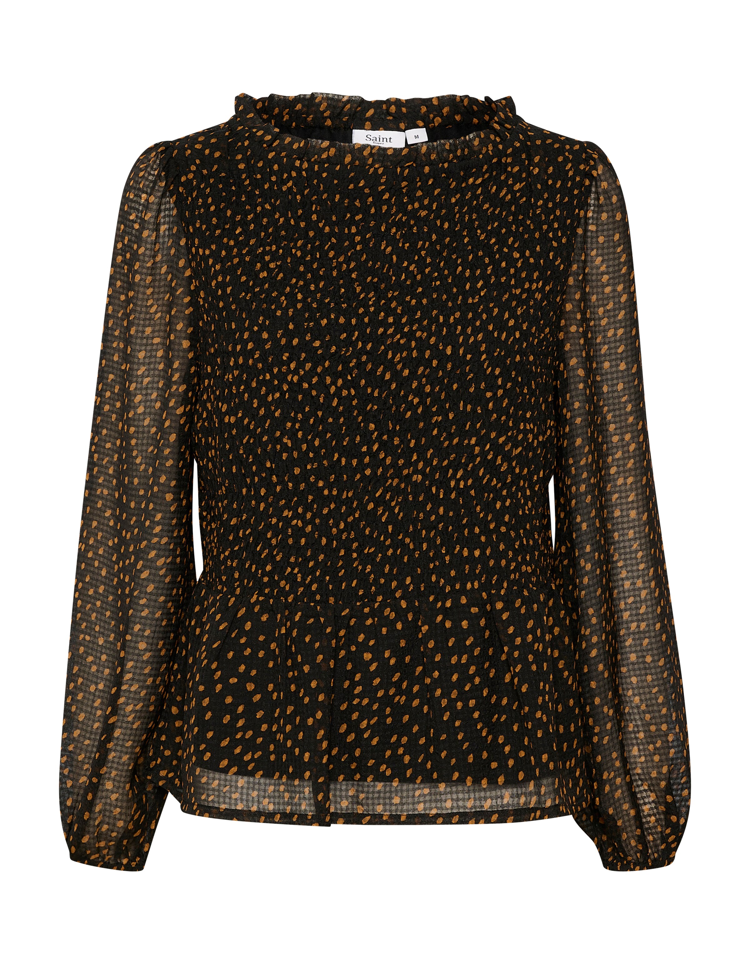 Camicia da donna 'Palalah' di SAINT TROPEZ in nero: frontale