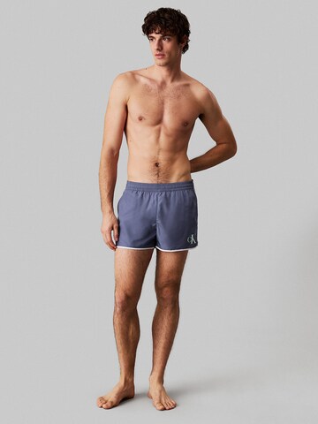 Shorts de bain Calvin Klein Swimwear en bleu