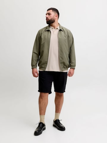 Jack & Jones Plus Poloshirt in Beige