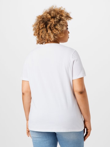 Lauren Ralph Lauren Plus Shirt 'KATLIN' in White
