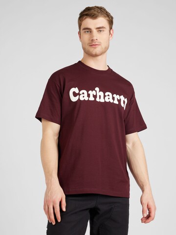 Carhartt WIP T-Shirt 'Bubbles' in Rot: predná strana