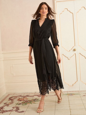 Robe love & roses en noir
