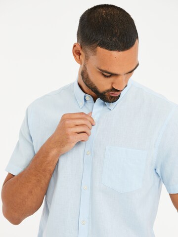 Threadbare Regular fit Πουκάμισο 'Dragon' σε μπλε