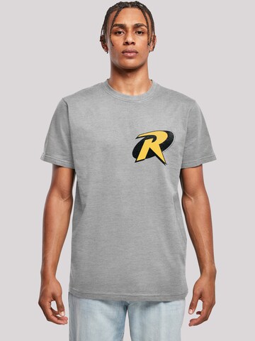 T-Shirt 'DC Comics Batman Robin' F4NT4STIC en gris : devant