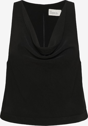 My Essential Wardrobe Top 'Mille' in Schwarz: Vorderseite