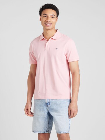 T-Shirt GANT en rose : devant