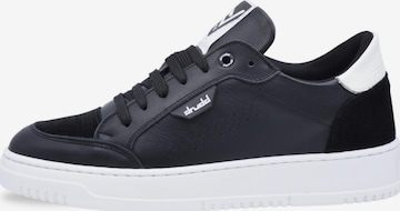 DRUDD Tenisky 'D-310-leather' – černá: přední strana