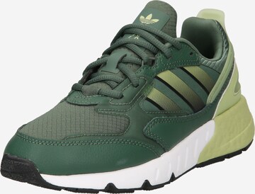 ADIDAS ORIGINALS Juoksukengät 'Zx 1K Boost 2.0' värissä vihreä: edessä