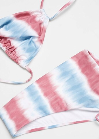 MANGO TEEN Triangle Bikini 'Flamingo' in Blue