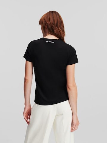 Tricou de la Karl Lagerfeld pe negru