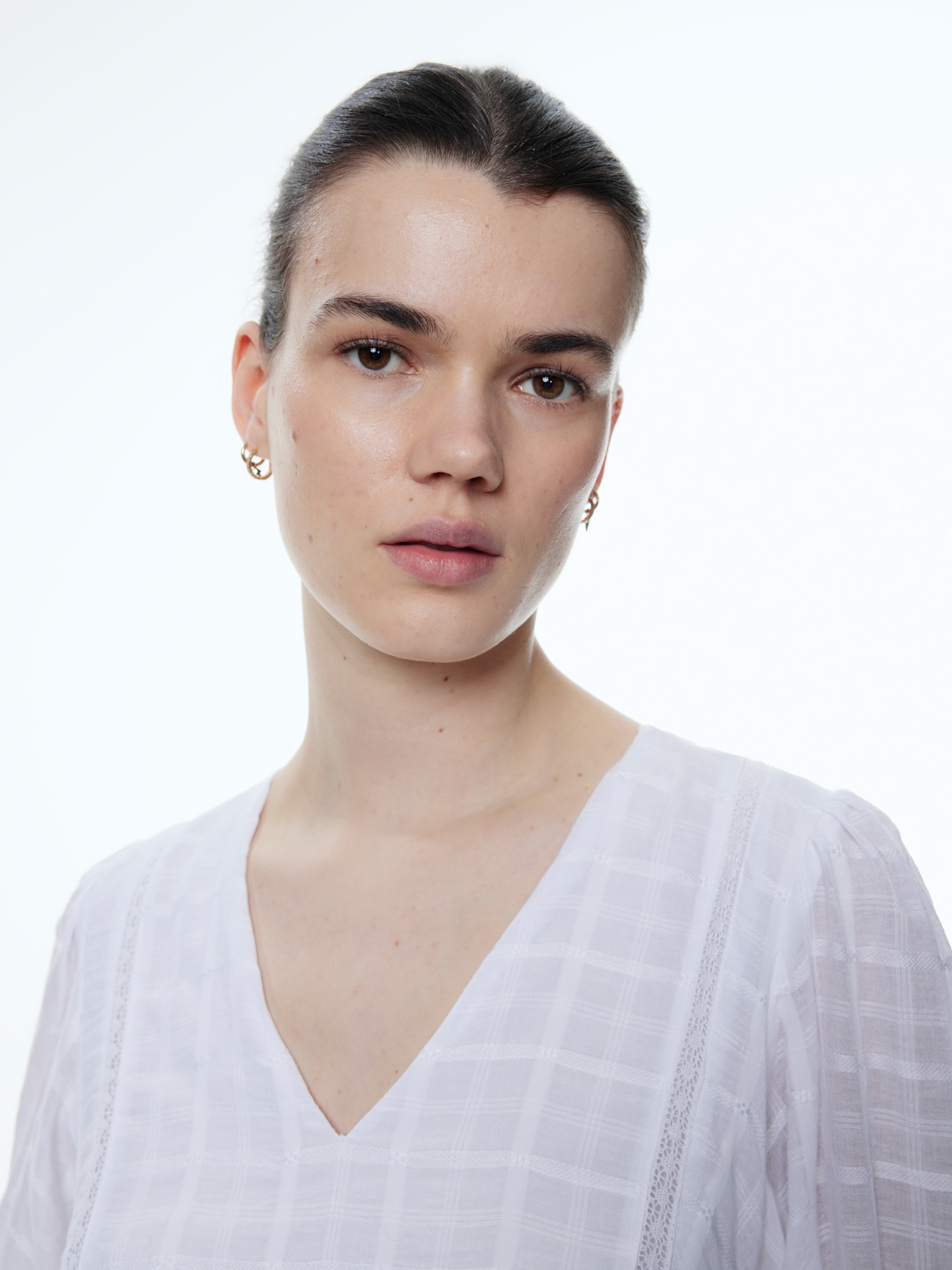 EDITED Producten Blouse 'Alyssa' Wit