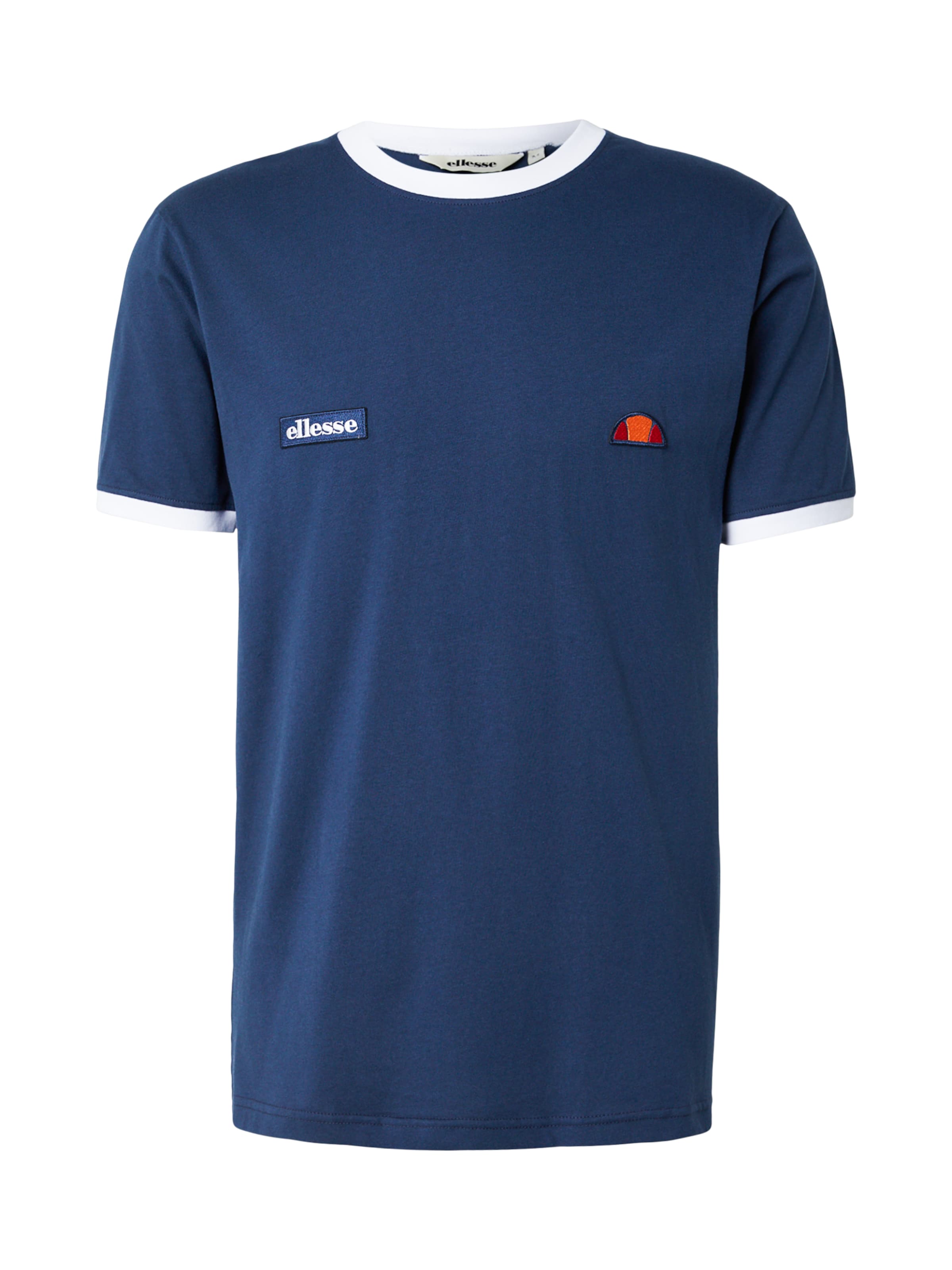 ELLESSE Μπλουζάκι 'Ringetto' σε ναυτικό μπλε / πορτοκαλί / κόκκινο / λευκό, Άποψη προϊόντος