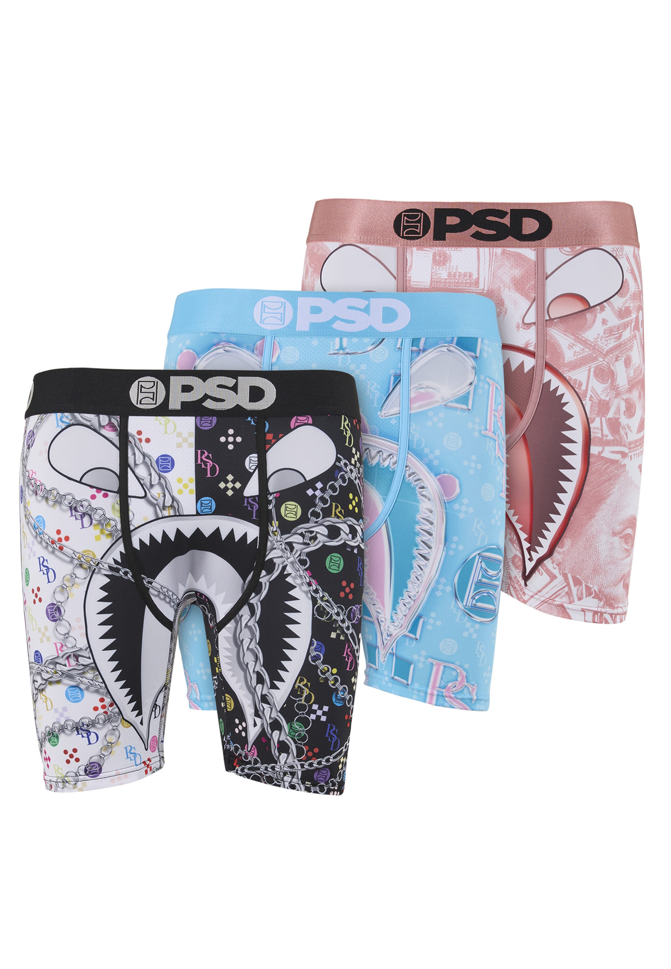 PSD - Calzoncillo boxer en azul: frente