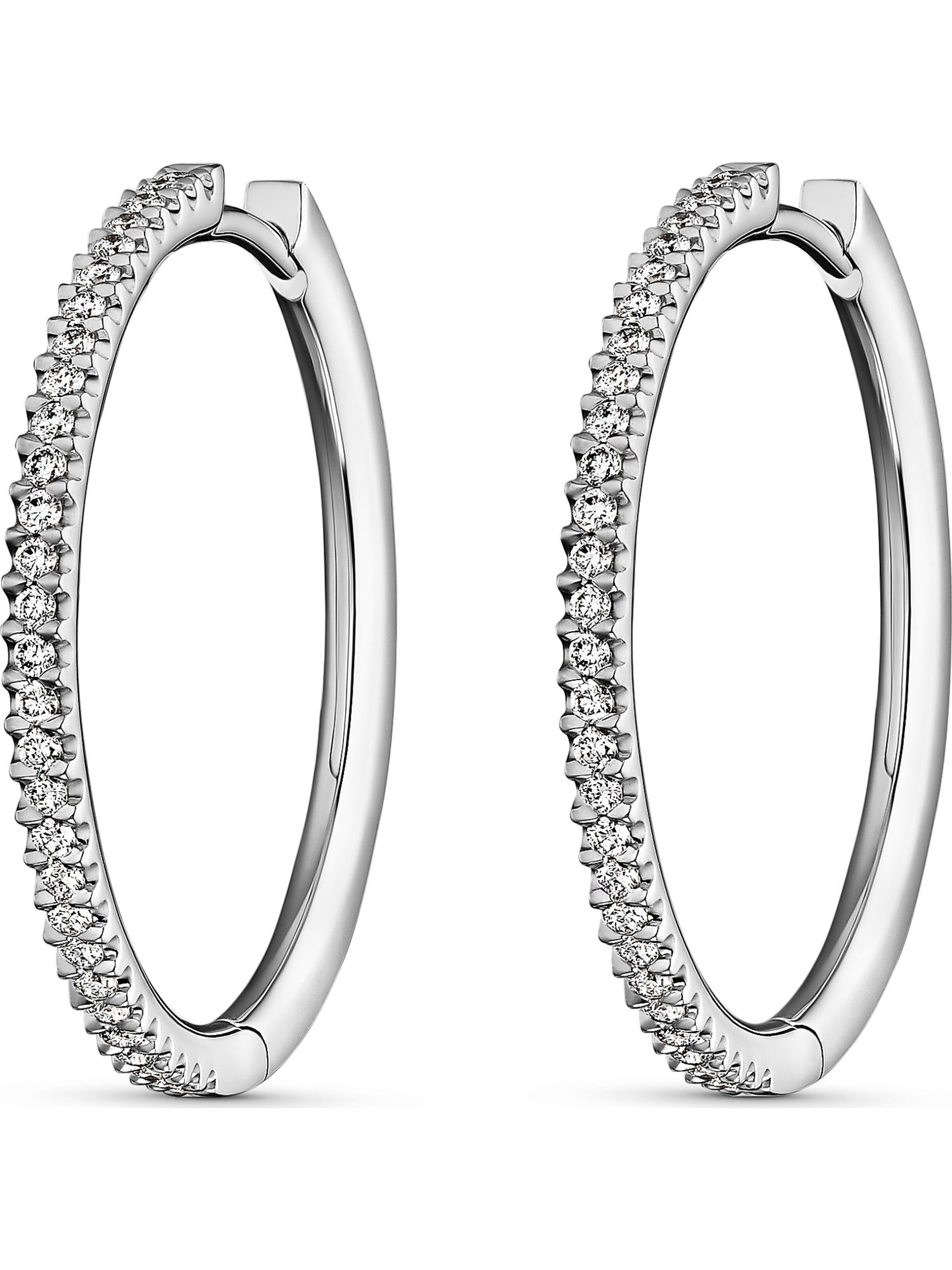 CHRIST Earrings in White: front