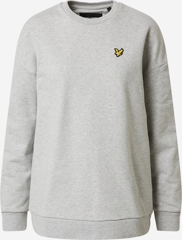 Sweat-shirt Lyle & Scott en gris : devant