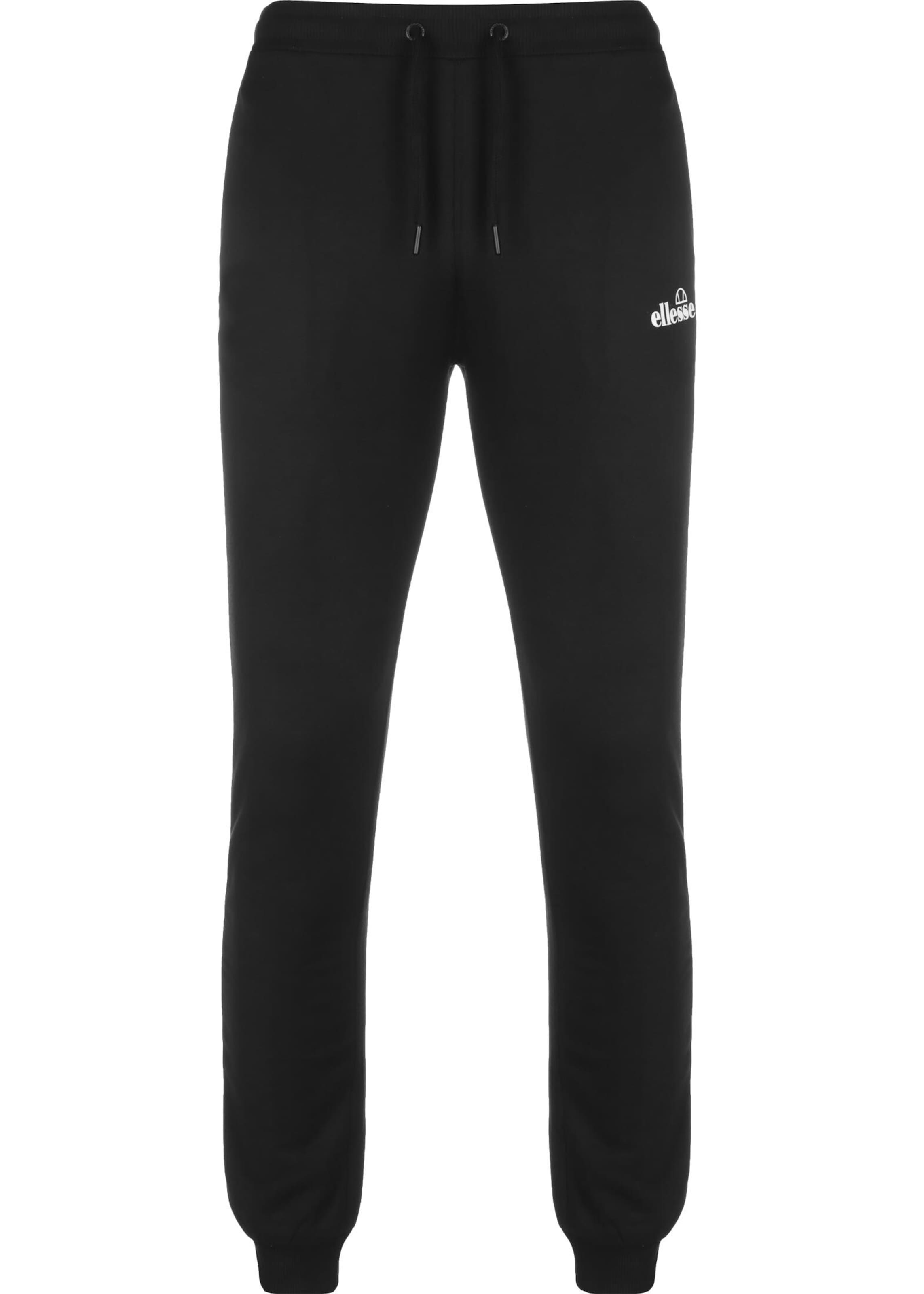 ELLESSE Tapered Trousers 'Cravo' in Black: front