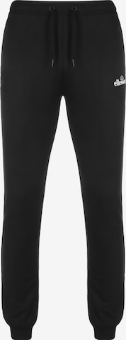 ELLESSE Tapered Pants 'Cravo' in Black: front