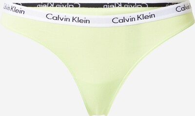 Calvin Klein Underwear String 'CAROUSEL' in hellgrün / schwarz / weiß, Produktansicht