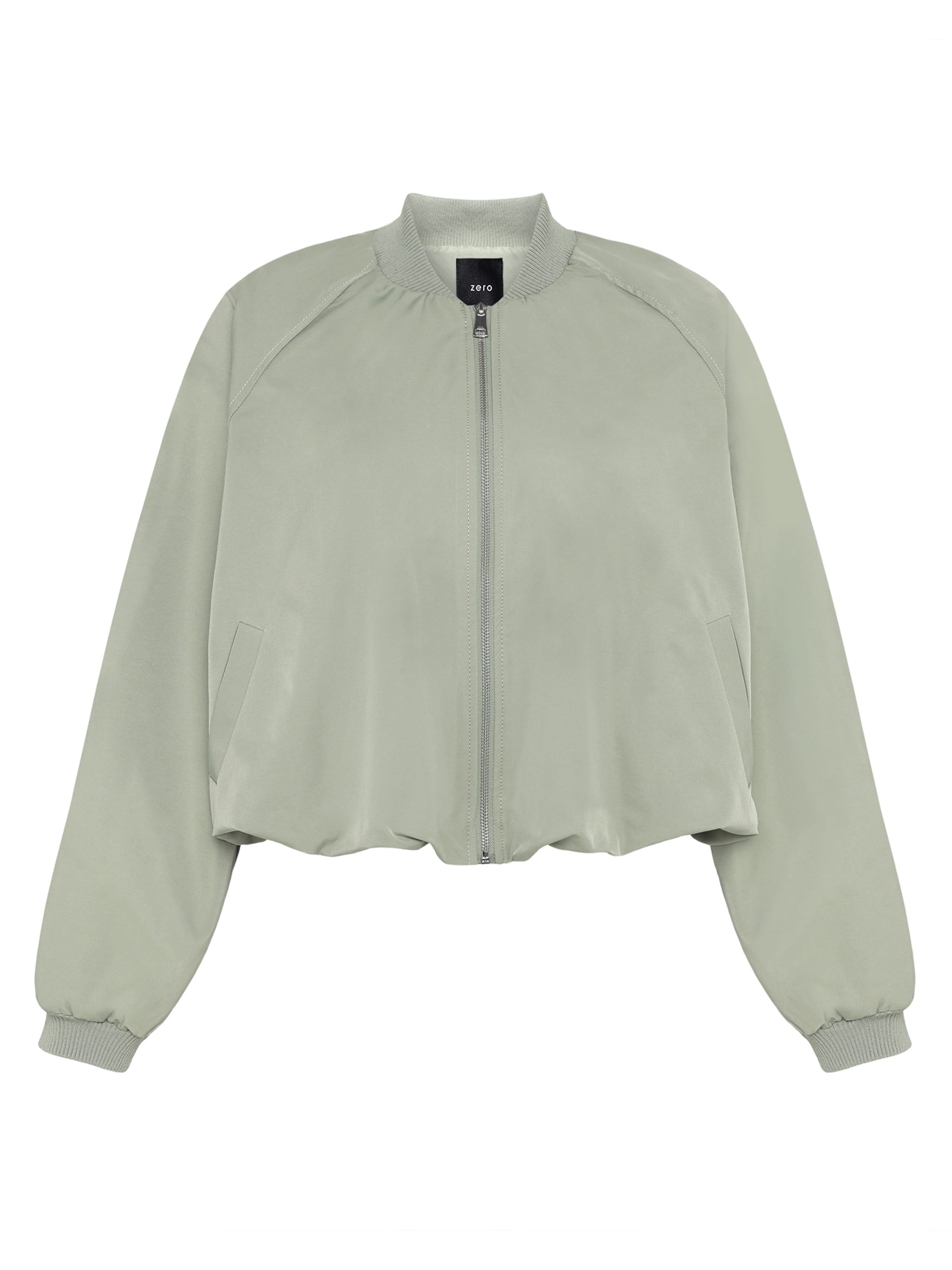 Giacca di mezza stagione di zero in verde: frontale