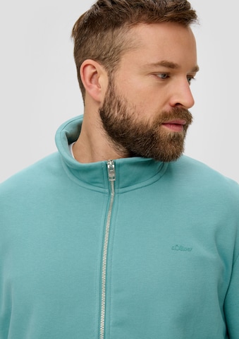 s.Oliver Men Big Sizes Sweatjacke in Grün