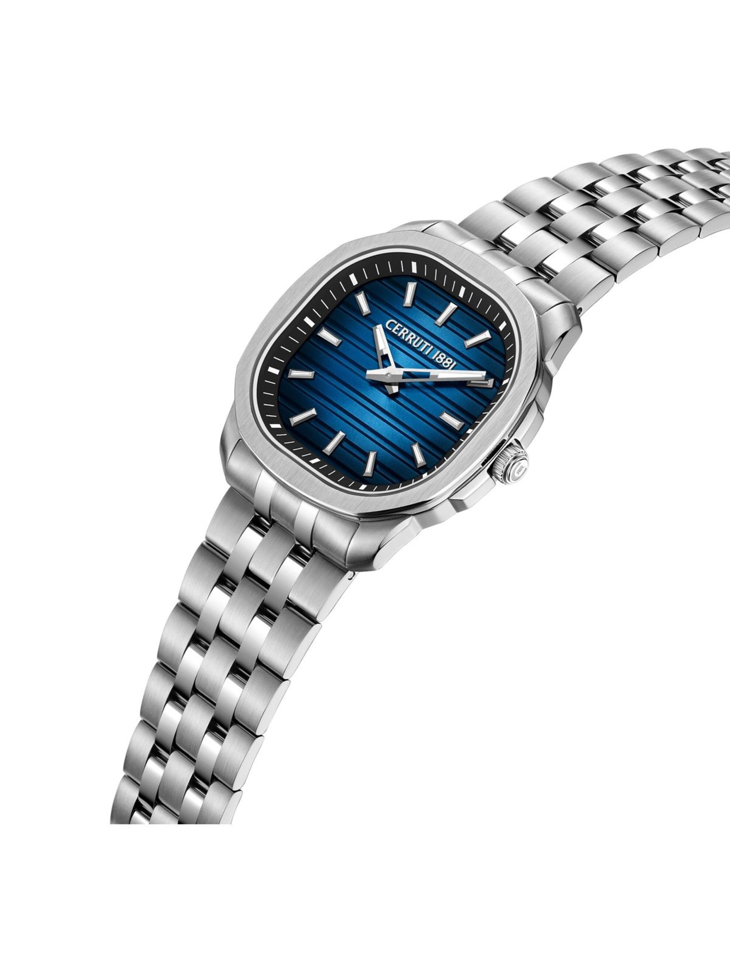 CERRUTI 1881 Zegarek analogowy 'Watch Merano' w kolorze srebrny