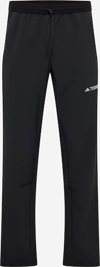 ADIDAS TERREX Calças de desporto 'Terrex Liteflex Hiking Bottoms' em preto / branco, Vista do produto